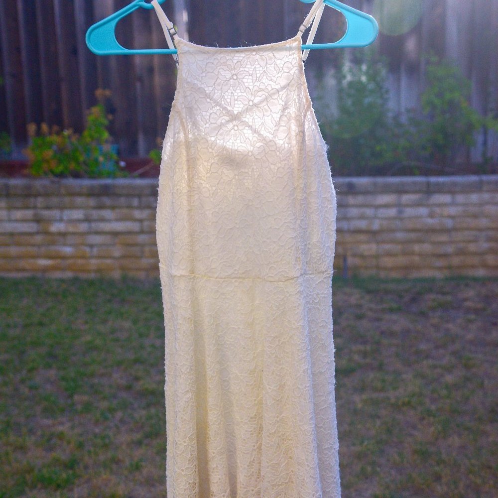 Cream Lace Abercrombie & Fitch Dress